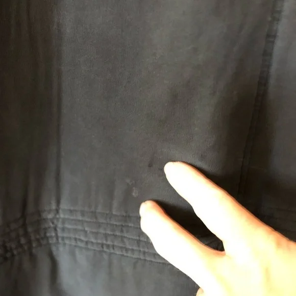 Vtg Oversized Silk Bomber Jacket - Picture 4 of 16